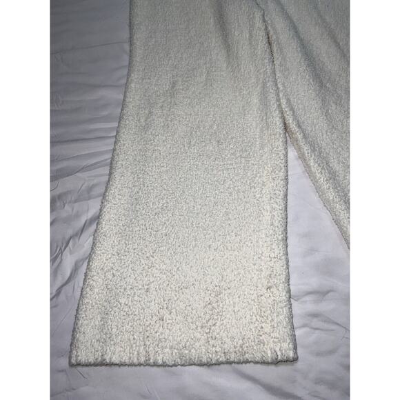 Skims Cozy Knit Boucle Pants Plus Size 4X/5X Bone High Rise Teddy Loungewear - Picture 3 of 16
